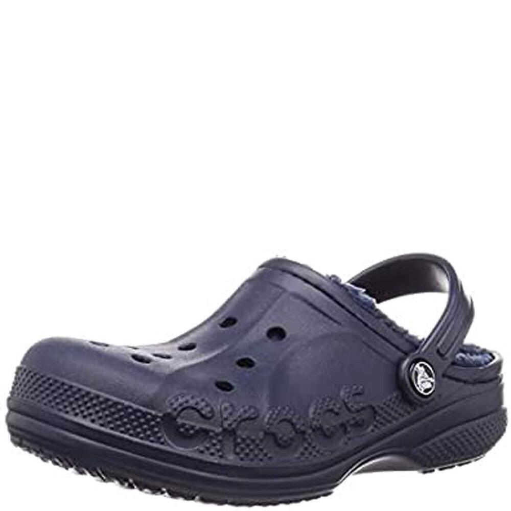 Crocs Baya Lined Clog (Toddler/Little Kid) Navy/Navy 1 Little Kid M